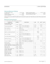 DS28E05GB+U Datasheet Page 2