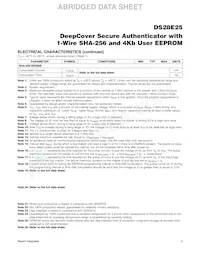 DS28E25G+U Datasheet Page 3