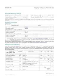 DS28E36Q+U Datasheet Page 2