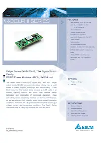 E48SC05015NRFA Datasheet Cover