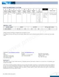 E48SC12008NRFA Datasheet Page 17