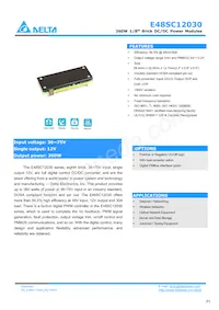 E48SC12030NRFH Datasheet Copertura