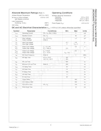FM93C06N Datasheet Page 3