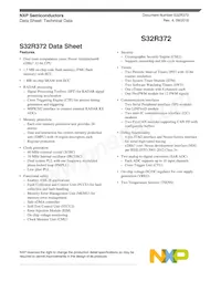FS32R372SDK0MMM Datasheet Cover