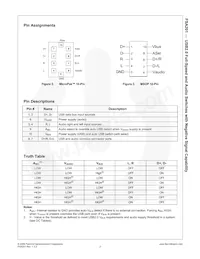 FSA201MUX Datasheet Pagina 3
