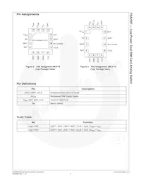 FSA2567UMX-F135 Datasheet Page 3