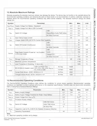 FSA9285AUCX Datasheet Page 12