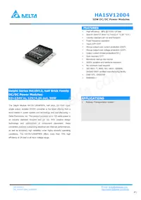 HA1SV12004PRFA Datasheet Cover