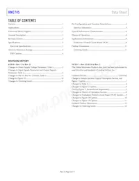 HMC745LC3TR Datasheet Pagina 2