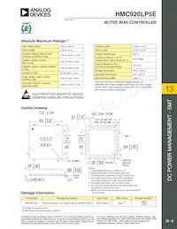 HMC920LP5E Datenblatt Seite 6