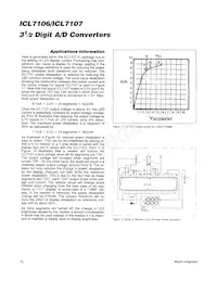 ICL7106C/D Datasheet Page 10
