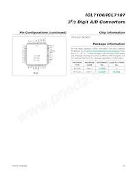 ICL7106C/D Datasheet Page 13