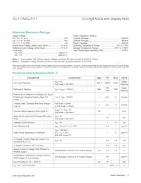 ICL7117C/D Datasheet Page 2