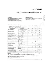 ICL7126C/D Datasheet Page 3