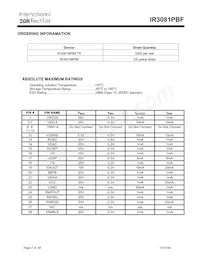 IR3081MTRPBF Datasheet Page 2