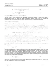 IR3081MTRPBF Datasheet Page 20