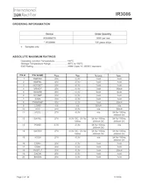IR3086MPBF Datasheet Page 2