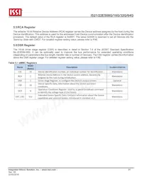 IS21ES08G-JCLI-TR Datasheet Page 21