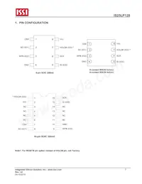 IS25LP128-JGLE-TR Datasheet Page 7