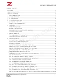 IS25WP016-JMLE Datasheet Page 4