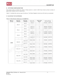 IS25WP128-RHLE-TR Datasheet Page 14