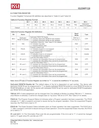 IS25WP128-RHLE-TR數據表 頁面 18