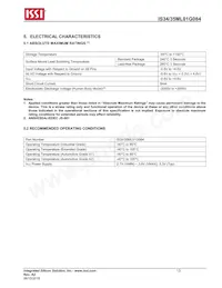 IS34ML01G084-TLI-TR Datasheet Page 13