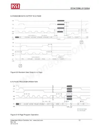 IS34ML01G084-TLI-TR Datasheet Page 22