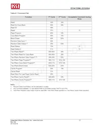 IS34ML02G084-TLI-TR Datasheet Page 12