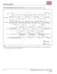 IS41LV16100D-50KLI-TR Datasheet Page 16