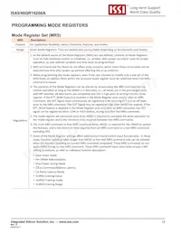 IS43QR16256A-093PBL Datasheet Page 12