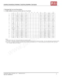 IS49NLS96400A-25WBL Datasheet Page 3