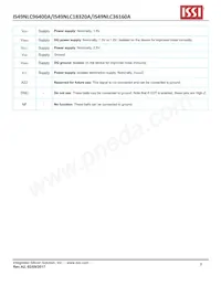 IS49NLS96400A-25WBL Datasheet Page 7