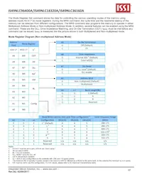 IS49NLS96400A-25WBL Datasheet Page 17