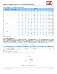 IS49NLS96400A-25WBL Datasheet Page 20