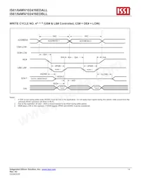 IS61WV102416EDBLL-10TLI Datenblatt Seite 14