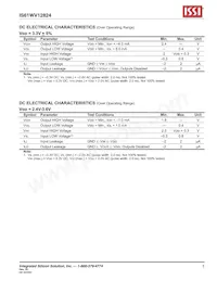 IS61WV12824-8BL Datasheet Page 5