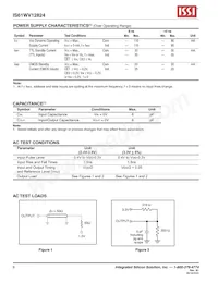 IS61WV12824-8BL Datasheet Page 6