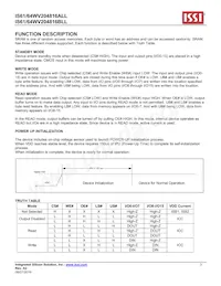 IS61WV204816ALL-10TLI Datasheet Page 3