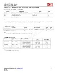 IS61WV204816ALL-10TLI Datasheet Page 4