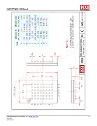 IS61WV25616EDALL-20BLI Datasheet Pagina 15