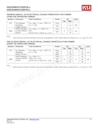 IS62WVS1288FBLL-20NLI Datasheet Page 18