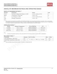 IS62WVS2568FBLL-20NLI Datasheet Page 15