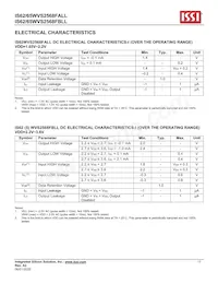 IS62WVS2568FBLL-20NLI Datasheet Page 17