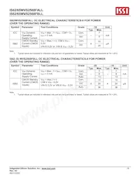 IS62WVS2568FBLL-20NLI Datasheet Page 18