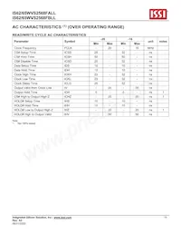 IS62WVS2568FBLL-20NLI Datasheet Page 19