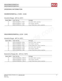 IS62WVS2568FBLL-20NLI Datasheet Page 22