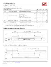 IS65WV1288FBLL-45HLA3 Datasheet Page 12