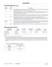 ISL8202MIRZ-T Datasheet Page 5