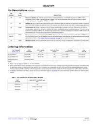 ISL8205MIRZ-T Datasheet Page 5